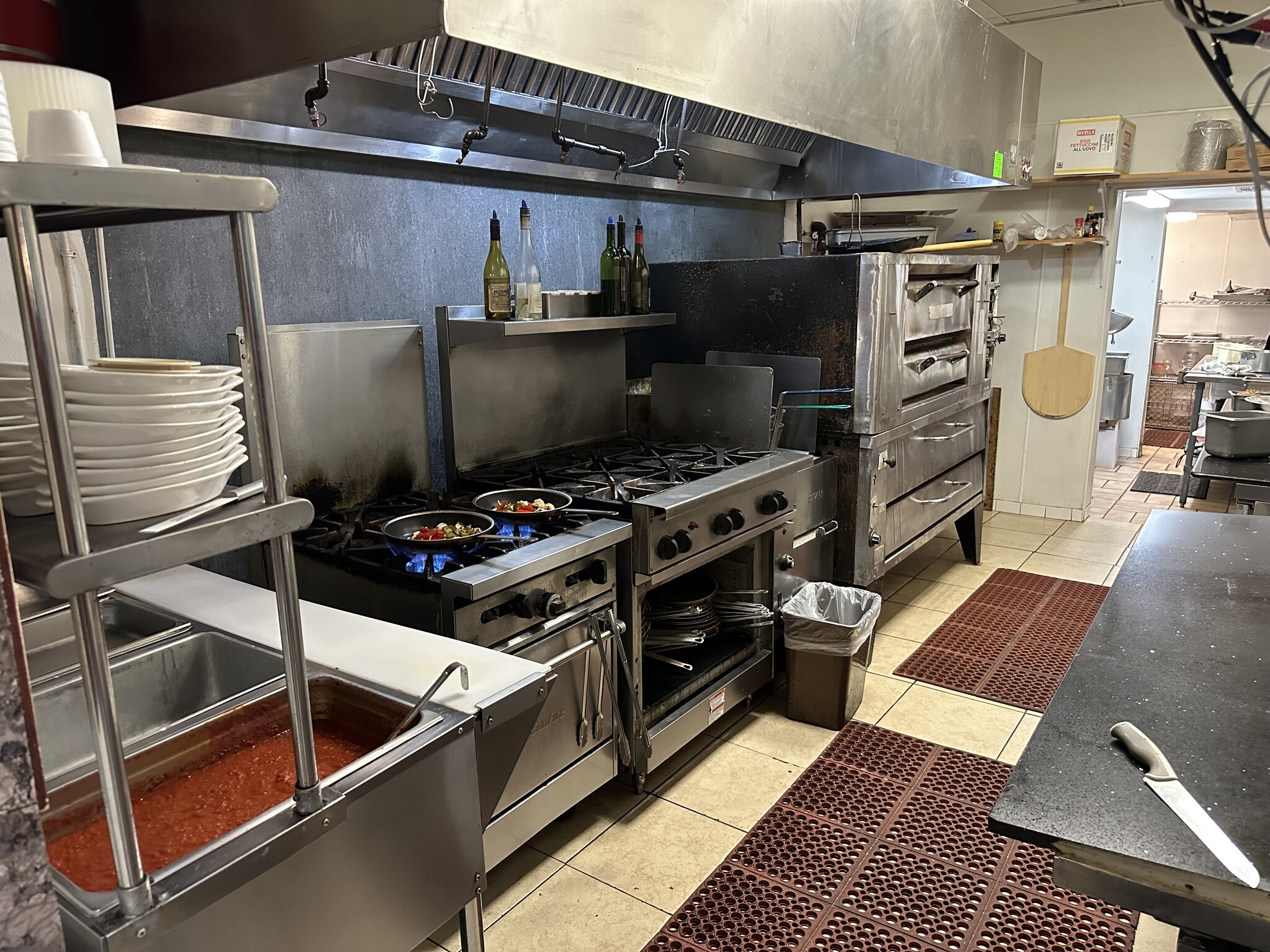 commercial kitchen